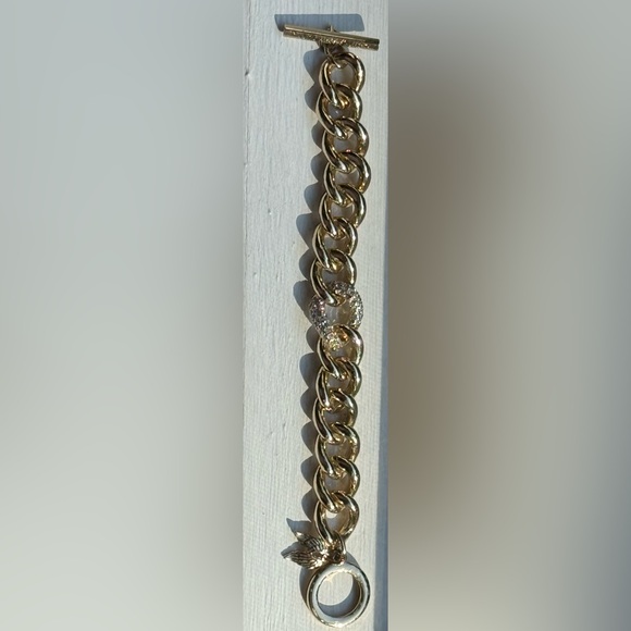 Vintage VS Gold Tone Chunky Bracelet - Picture 3 of 4